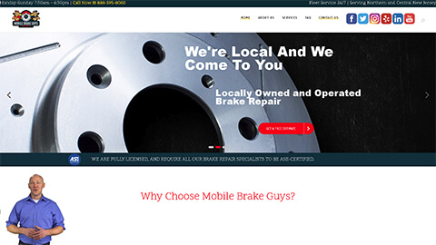 Website Spokesperson Example - Mobile Break Guys
